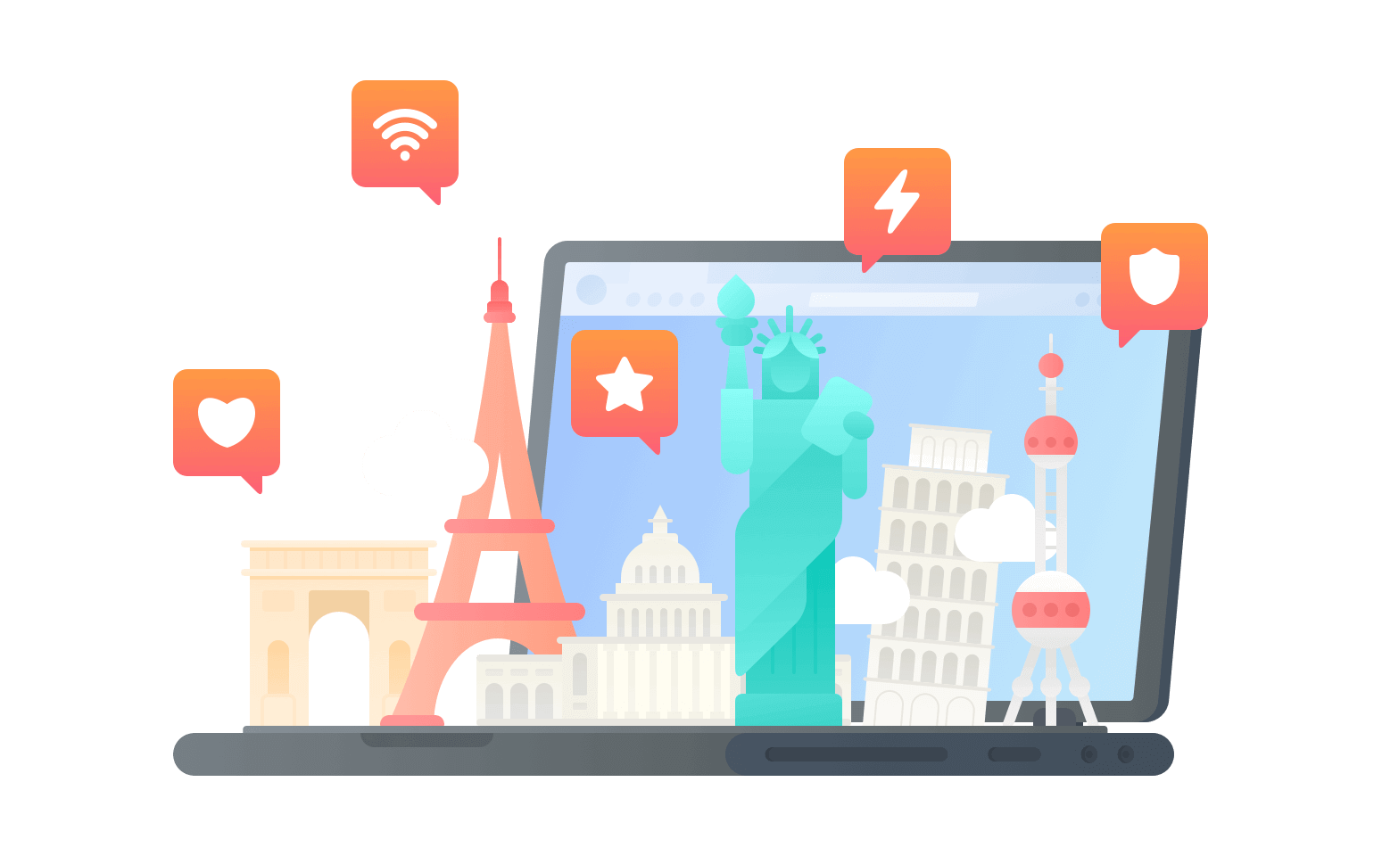 在米西太平洋群岛连接到中国的软件 - 翻回VPN